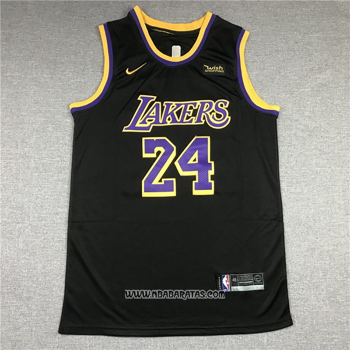 Camiseta Los Angeles Lakers Kobe Bryant #24 Earned 2020-21 Negro